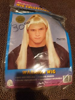 Male Blond Halloween wig. in Bag