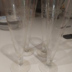 Champagne Glasses Vintage 