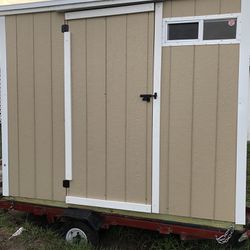 Shed   New 4x8 Wood Storage Shed Can Deliver