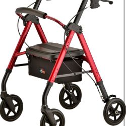 NOVA Medical Products Star DX Rollator Walker with Wide Padded Seat NEW