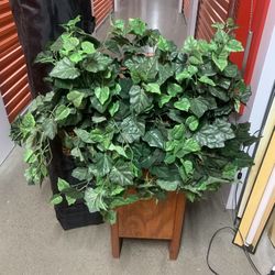 Artificial Fake Plant In Basket Planter 