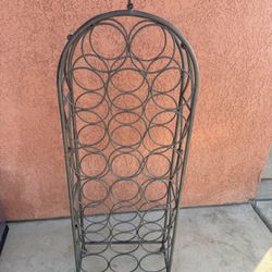 Iron Wine Rack