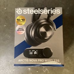 SteelSeries - Arctis Nova Pro Wireless Multi Gaming Headset for PC, PS5, PS4, Switch - Black