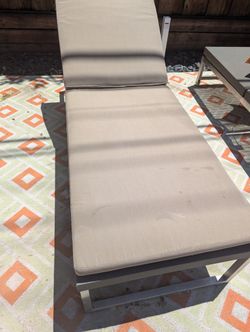 Crate And Barrel Dune Chaise Lounge