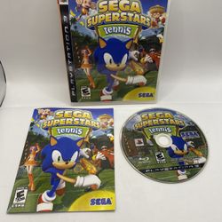 SEGA SuperStars Tennis (PS3) Playstation 3 Tested Works Authentic