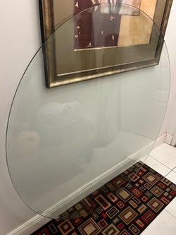 60 inch Glass Table