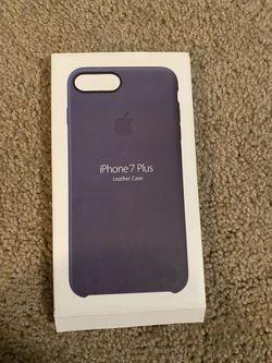iPhone 7 Plus leather case