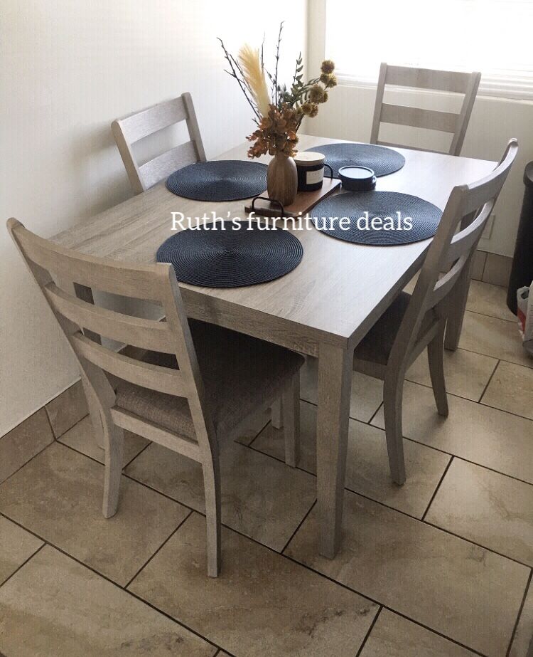 5-Pc Dining Table Set 