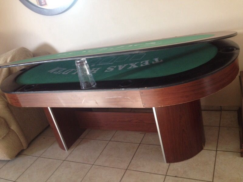 Sport craft 3-in-1 poker table with wood finish table top and cover