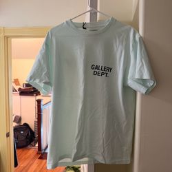 Gallery Dept Baby Blue T-Shirt Mens Size Small
