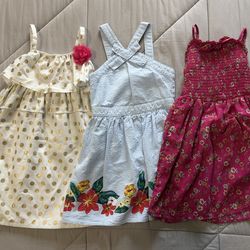 Set of 3 Girls' Dresses size 5T