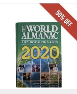 The World Almanac and Book of Facts 2020 Hardcover Janssen Sarah
