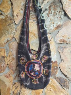 Peace Sign Cross Body Bag