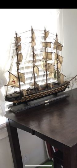 Antique art - model ship