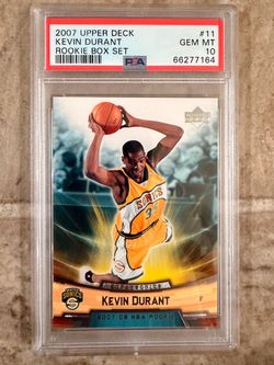 Kevin Durant ‘07 Upper Deck Rookie Box Set #11 PSA 10