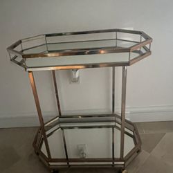 Gold Bar Cart Wheels