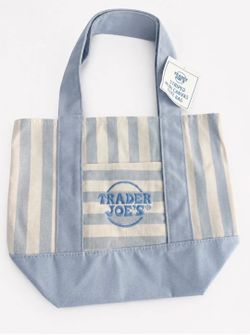 Trader Joe’s mini tote- blue