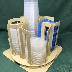 Smart Spin Storage System – Complete Set with 25 Containers & Lids