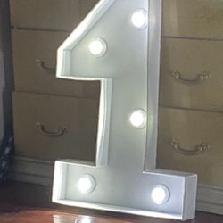 Custom Light Up Numbers 