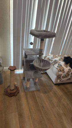 Cat tower & scratcher