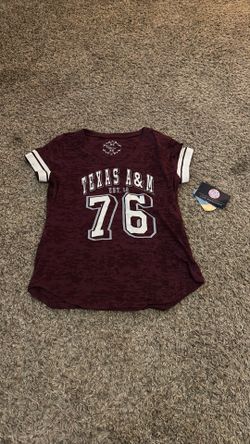 Texas A&M Aggies Women's Size Large "76" Shirt NWT