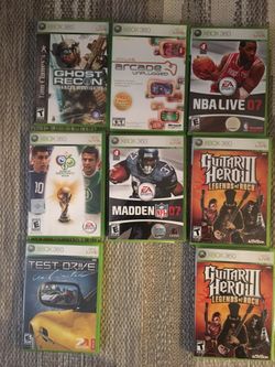 XBOX+ XBOX 360 Games a lot of them!