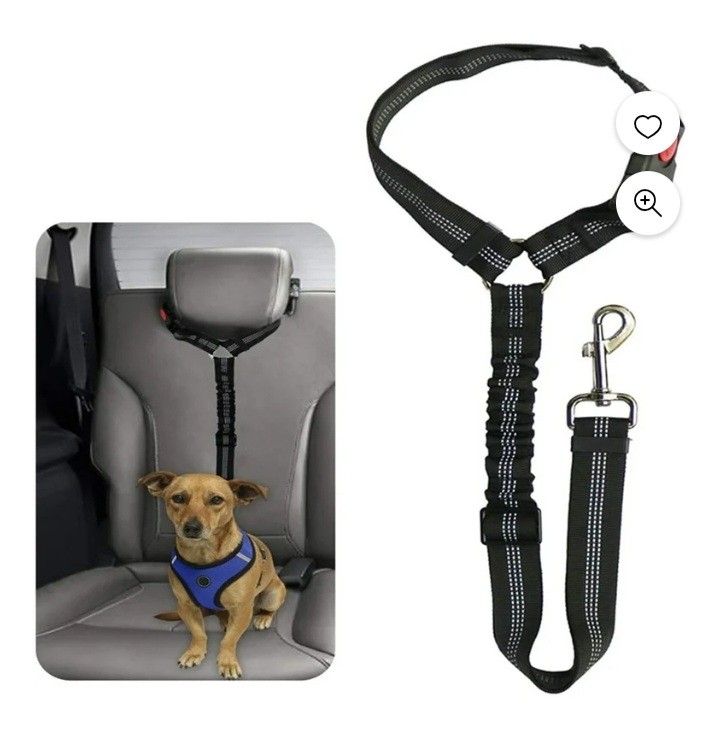 Bikaeik Dog Seat Belt Leash Multipurpose- New
