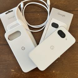 Google Pixel 9a with Google Case 