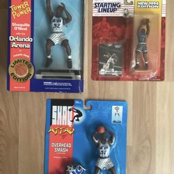 1994-95 Shaquille O’Neal Kenner Starting Lineup And Shaq Attack Action Figures