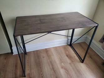 Foldable Metal & Wood Table