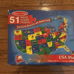 Melissa & Doug United States Of America Floor Puzzle