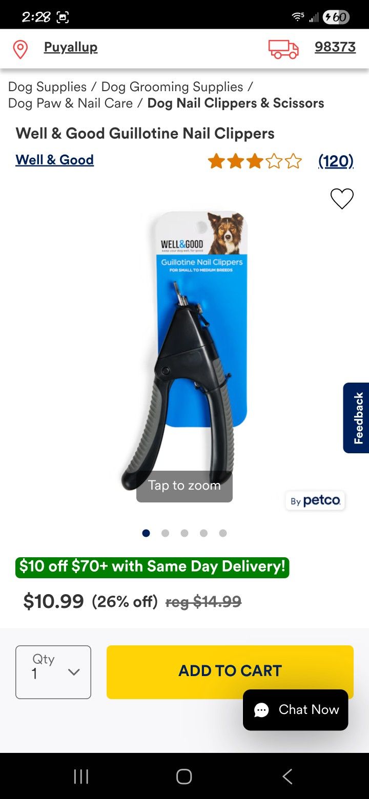 Cat Or Dog Claw Clipper 
