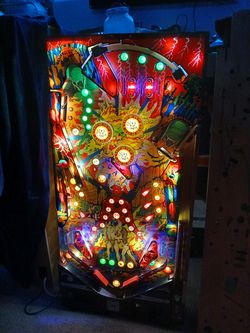 Vintage Pinball Playfield Light Show