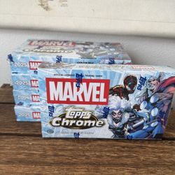 Topps Chrome Marvel hobby Boxes