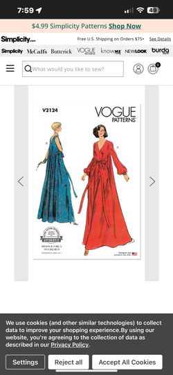 Women’s clothing patterns