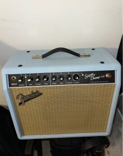 Fender Super Champ X2 15W Tube Guitar Combo Amp blue limited edition