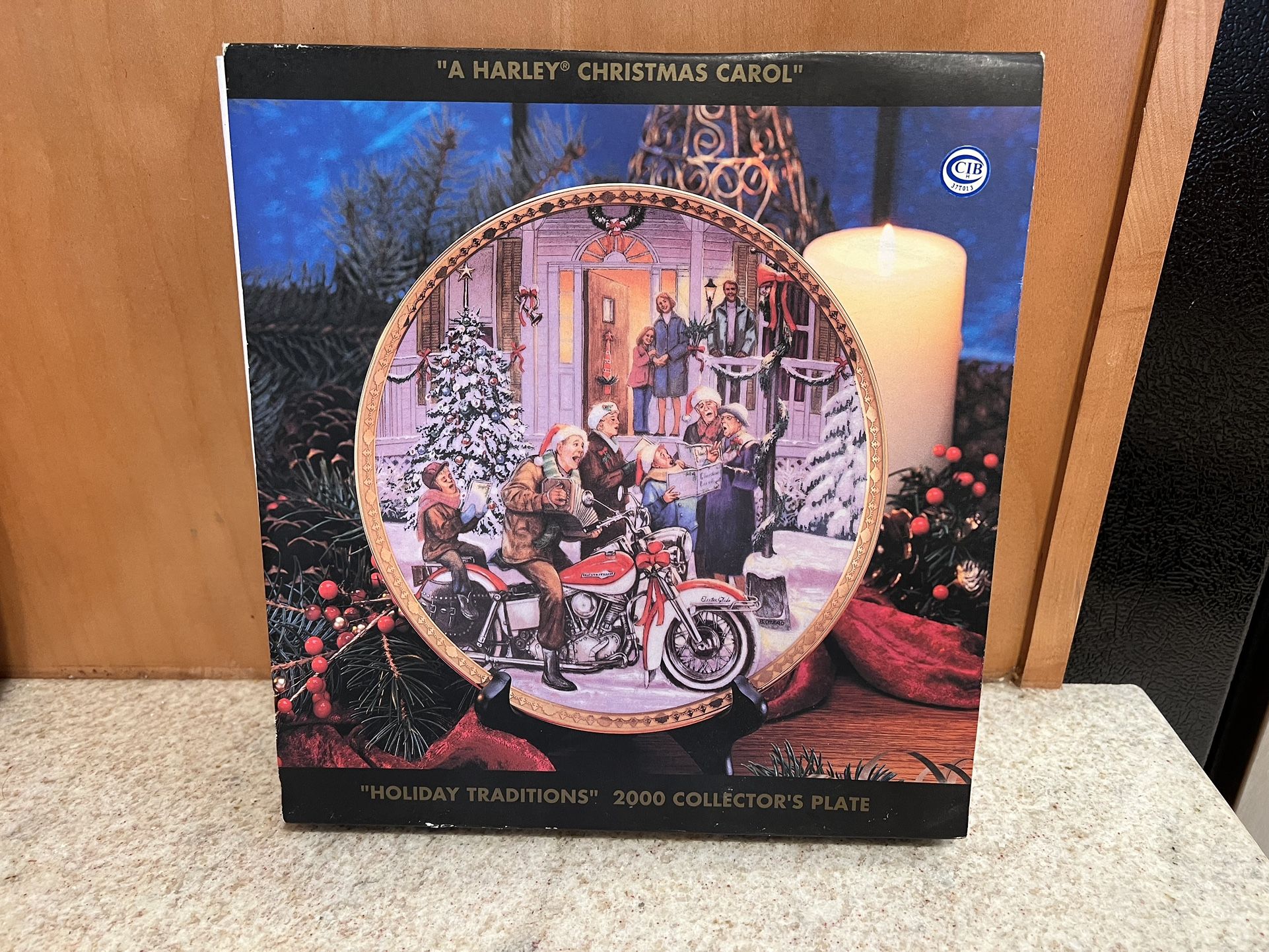 Harley-Davidson 2000 Christmas Holiday Plate