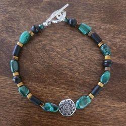 Aztec Sun Mixed Gemstone Bracelet
