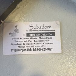 Sobadora Huesera