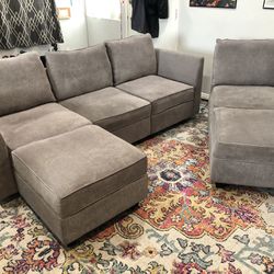 HONBAY Modular Sectional Sofa 6 seater with storage MULTIPLE CONFIGURATIONS