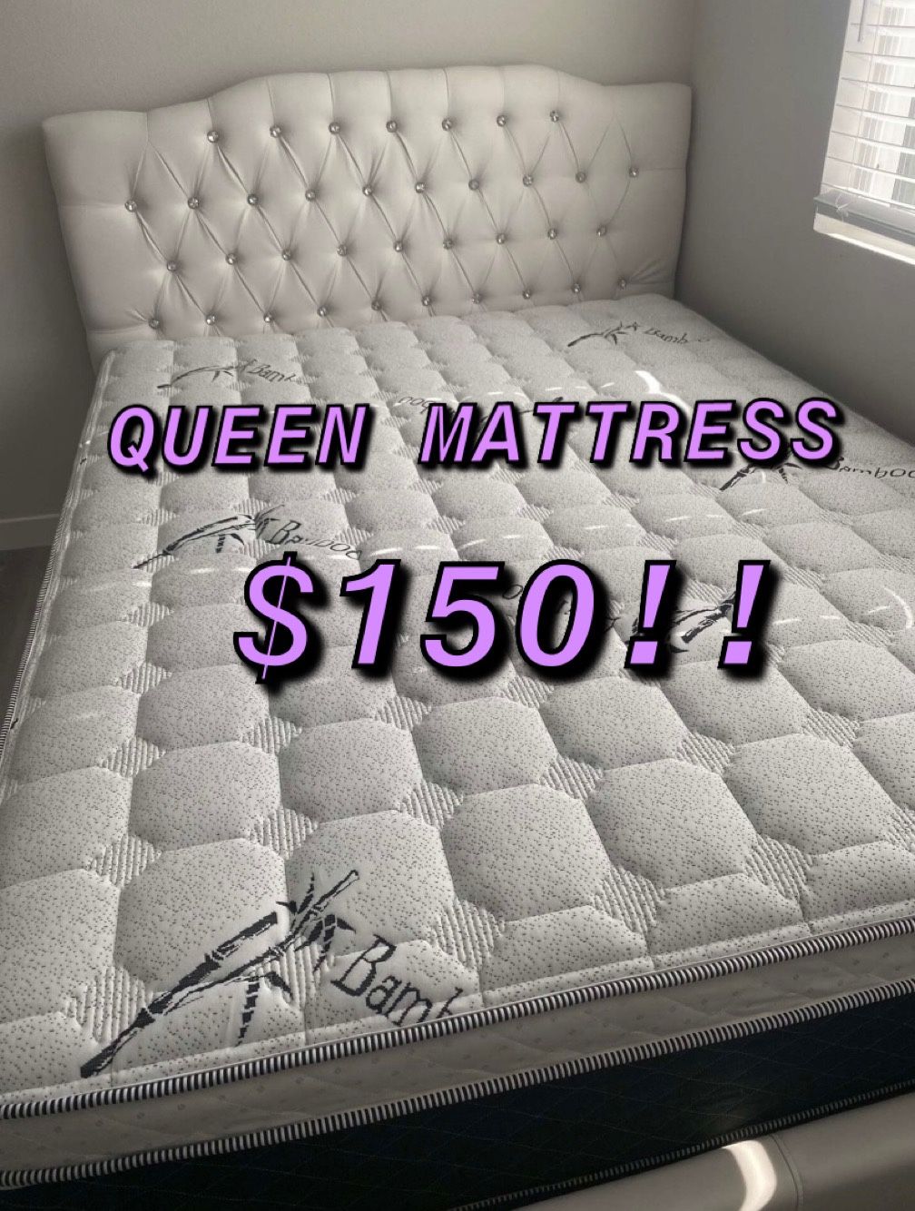 BRAND NEW PILLOW TOP MATTRESSES ✅ COLCHONES NUEVOS PILLOW TOP 💯‼️   QUEEN SIZE $150 ❌ $210 With Box Spring   FULL SIZE $140❌ $200 With Bo