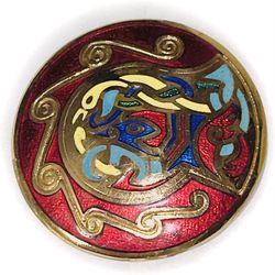 Vintage Tara Ware Shield Brooch