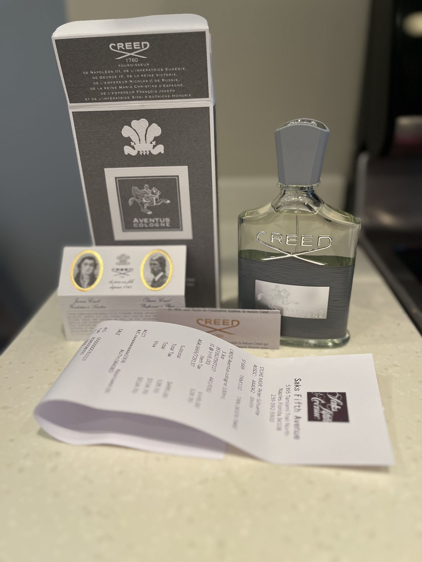 Creed Aventus Cologne Spray 3.3 oz