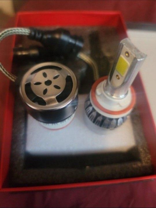 Auto Lighting For Different Type Of Vehicles LED Lights With Built In Fan. Bright Clear White Light.