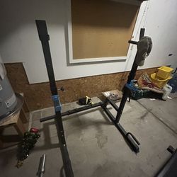 Squat Rack And Bench 
