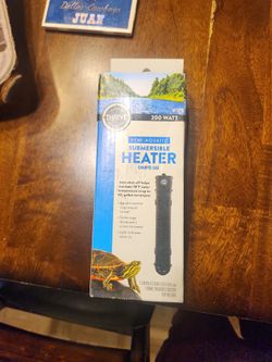 Semi-Aquatic Submersible heater  and Golden light splashproof basking spot