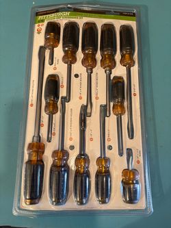 Pittsburgh 12-Piece Cushion Grip Screwdriver Set