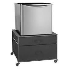 2 Drawer Rolling Fridge Cart