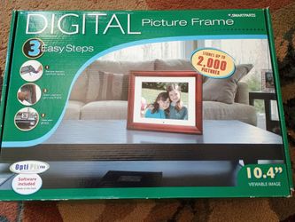 SMARTPARTS DIGITAL PICTURE FRAME 10.4" 2,000 PICTURES W/Box NICE!