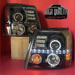 Cadillac Escalade 2002. 2006 headlights.🧐😂